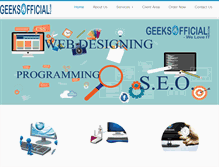 Tablet Screenshot of geeksofficial.com
